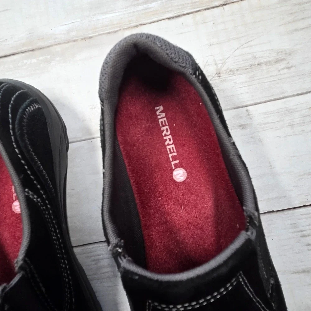 Merrell Performance Footwear‎ Slip On Suede Loafer Womens 9.5 Black J226377C
